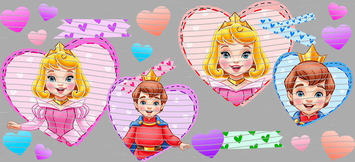 16oz Disney style-D-807